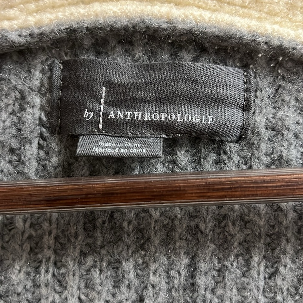 Anthropologie fuzzy cardigan sweater Small - Medium - Picture 3 of 3